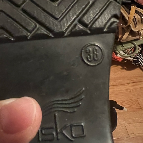 Dansko Professional Clogs Black Tooled Womens Euro Size 36 US 5.5 VGUC - Picture 10 of 11